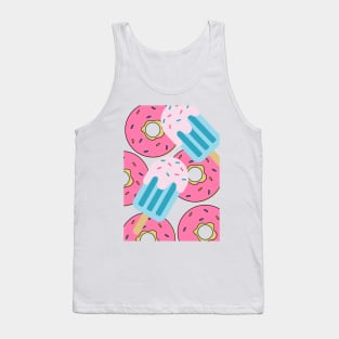 Sweet Stuff, Ice Cream and Doughnuts Tank Top